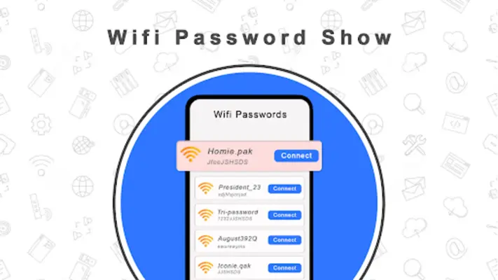 WIFI Password ShowMaster Key android App screenshot 5